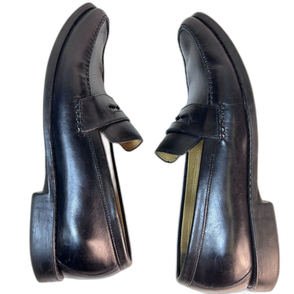 Johnston & Murphy Men\'s Black Leather Classic Penny Loafer Size 11M main image 12